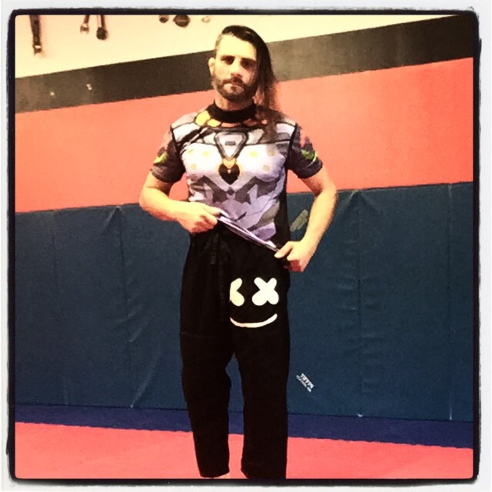 Marshmello patch gi pants bjj Brazilian jiujitsu
